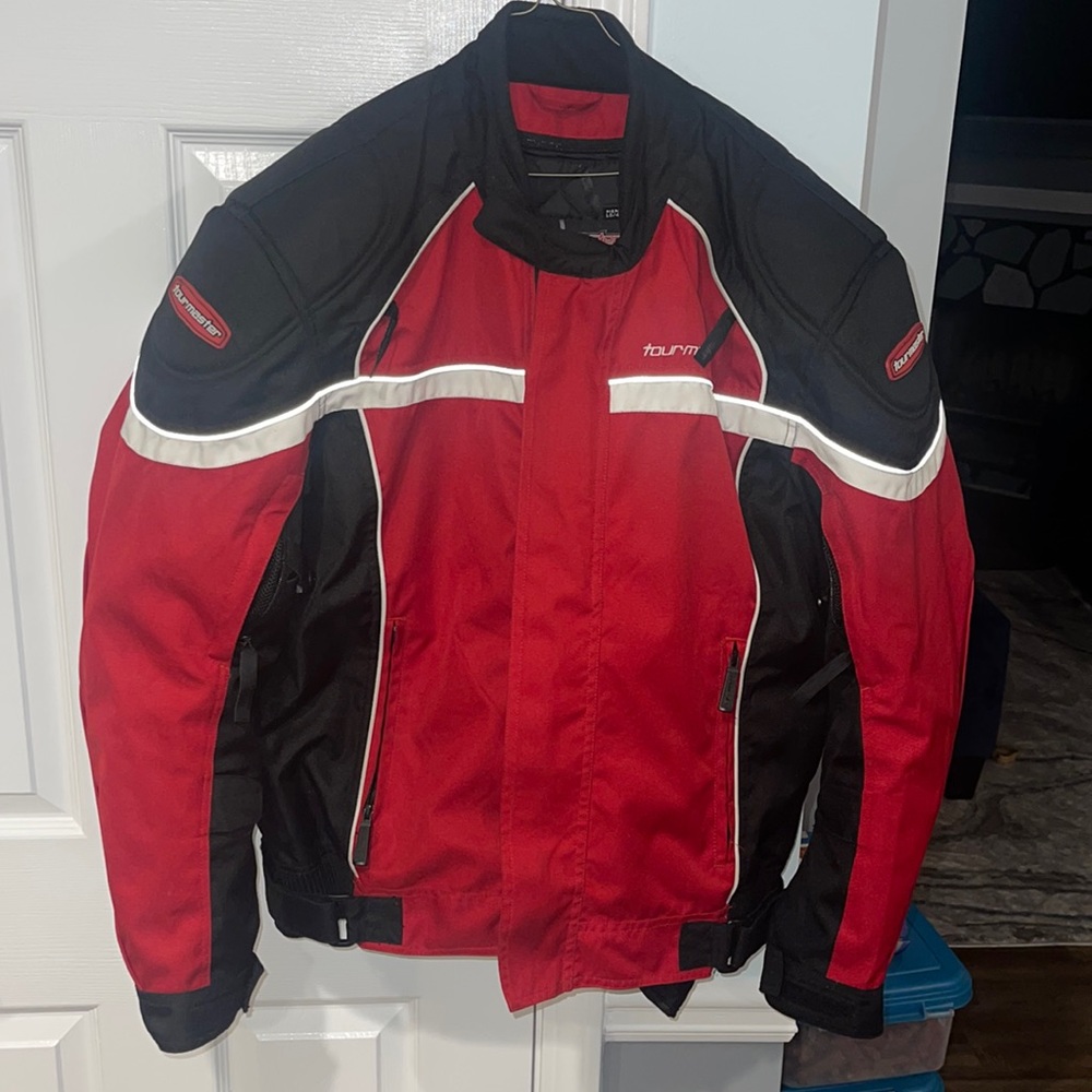 Used biker jacket with lining